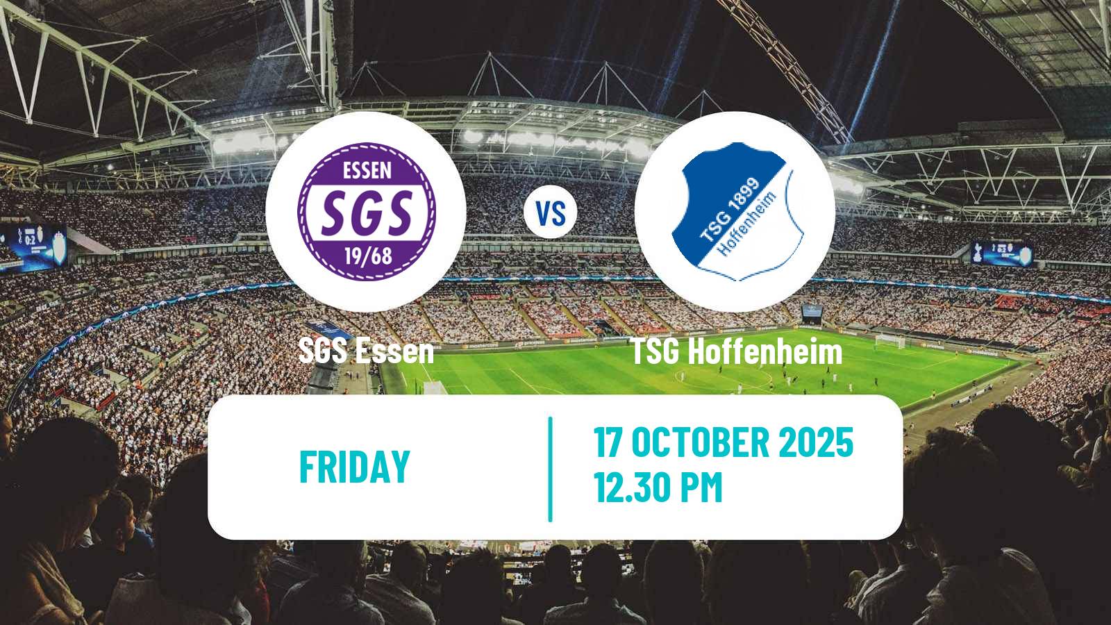 Football German Bundesliga Women SGS Essen - TSG Hoffenheim
