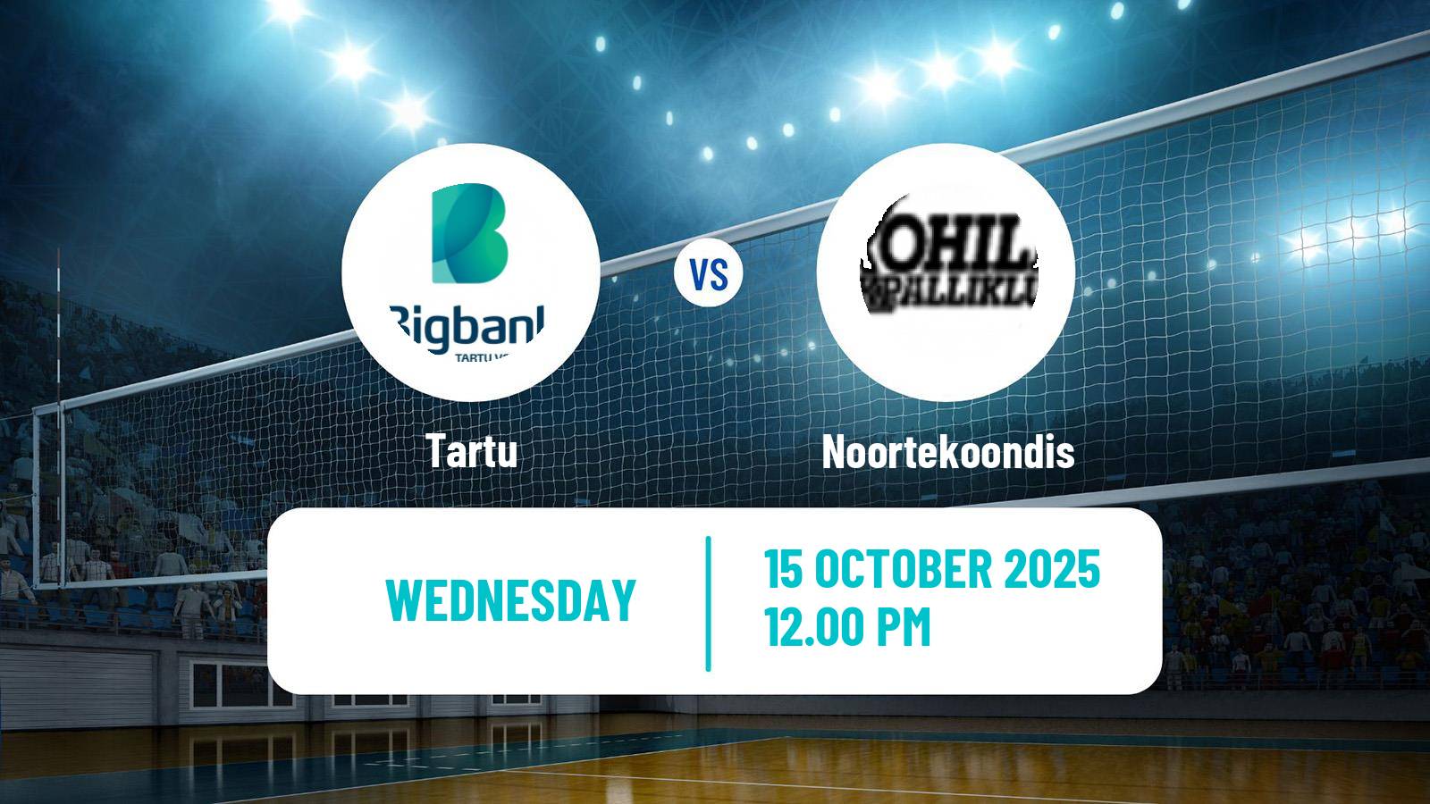 Volleyball Baltic League Volleyball Tartu - Noortekoondis