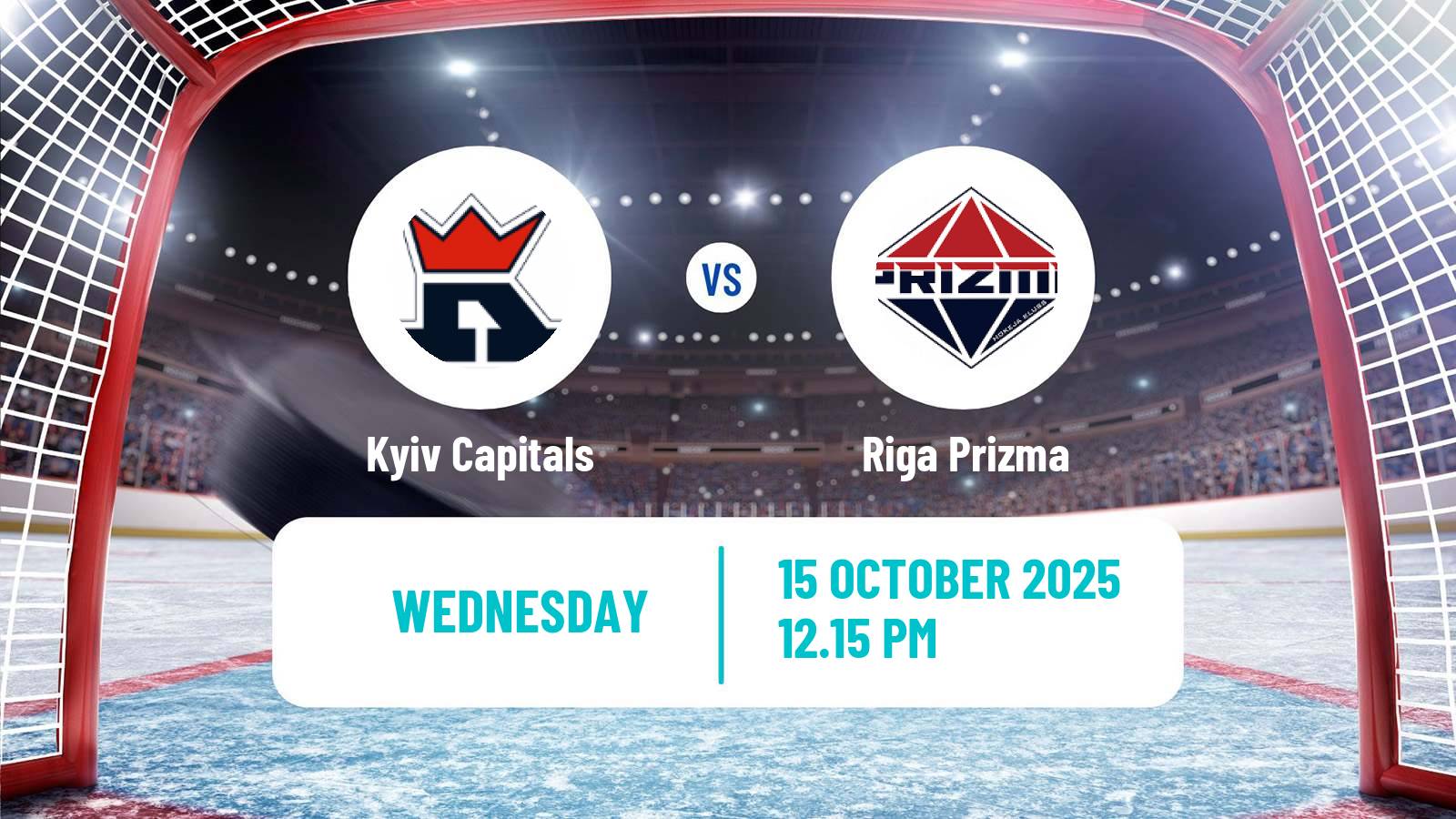 Hockey Latvian Hokeja Liga Kyiv Capitals - Riga Prizma