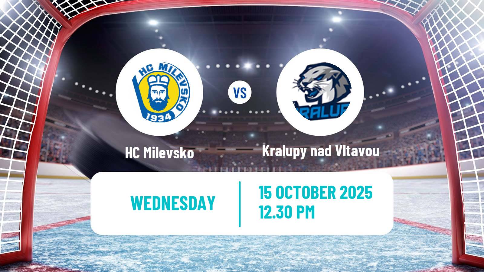 Hockey Czech 2 Liga Hockey West Milevsko - Kralupy nad Vltavou