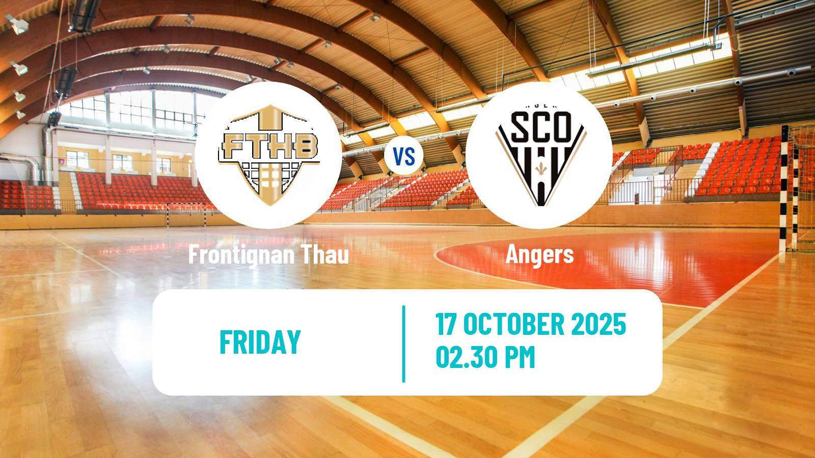 Handball French Proligue Handball Frontignan Thau - Angers