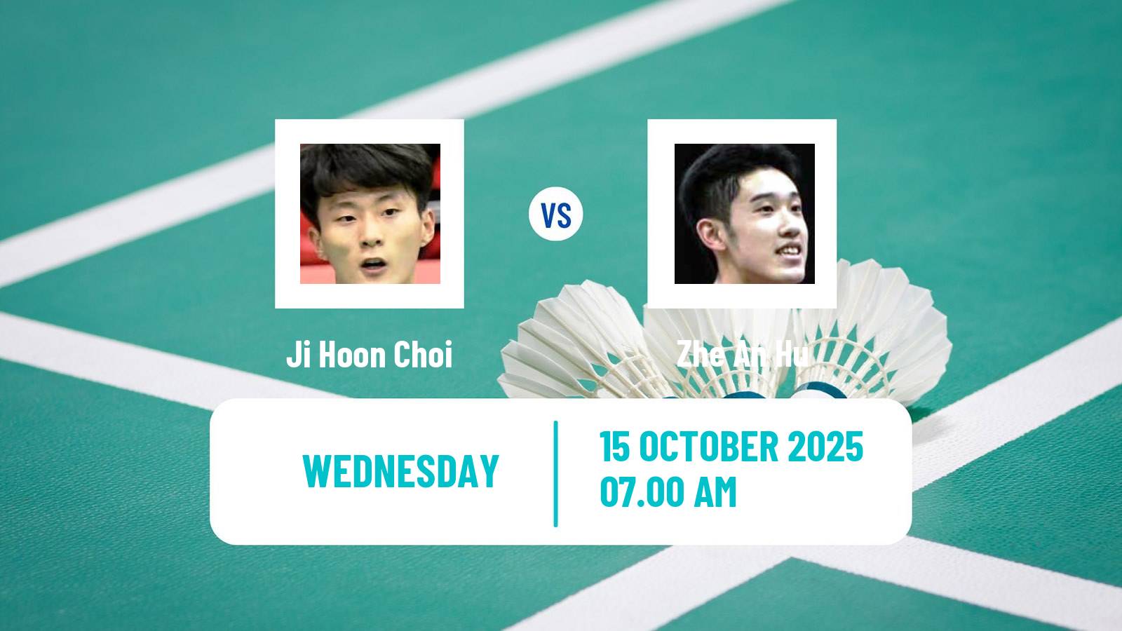 Badminton BWF World Tour Kl Masters Malaysia Super 100 Men Ji Hoon Choi - Zhe An Hu