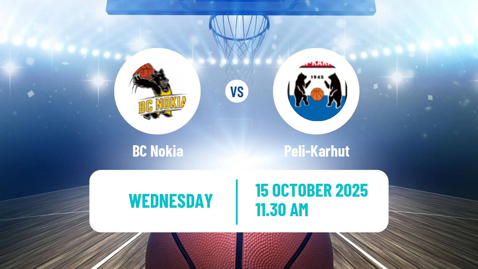 Basketball Finnish Korisliiga Women BC Nokia - Peli-Karhut