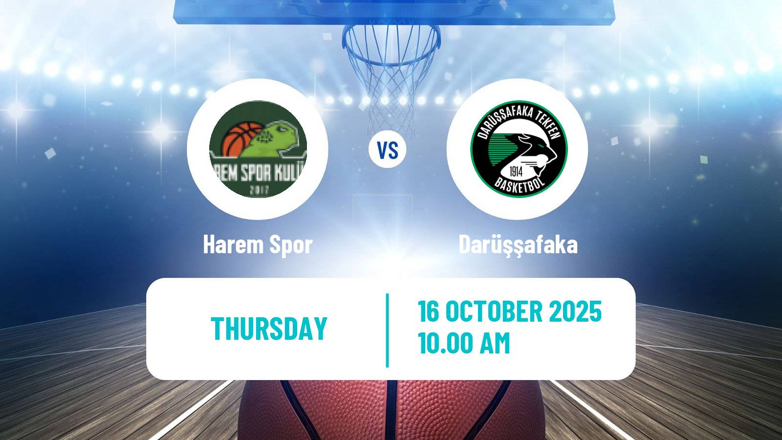 Basketball Turkish TBL Harem Spor - Darüşşafaka