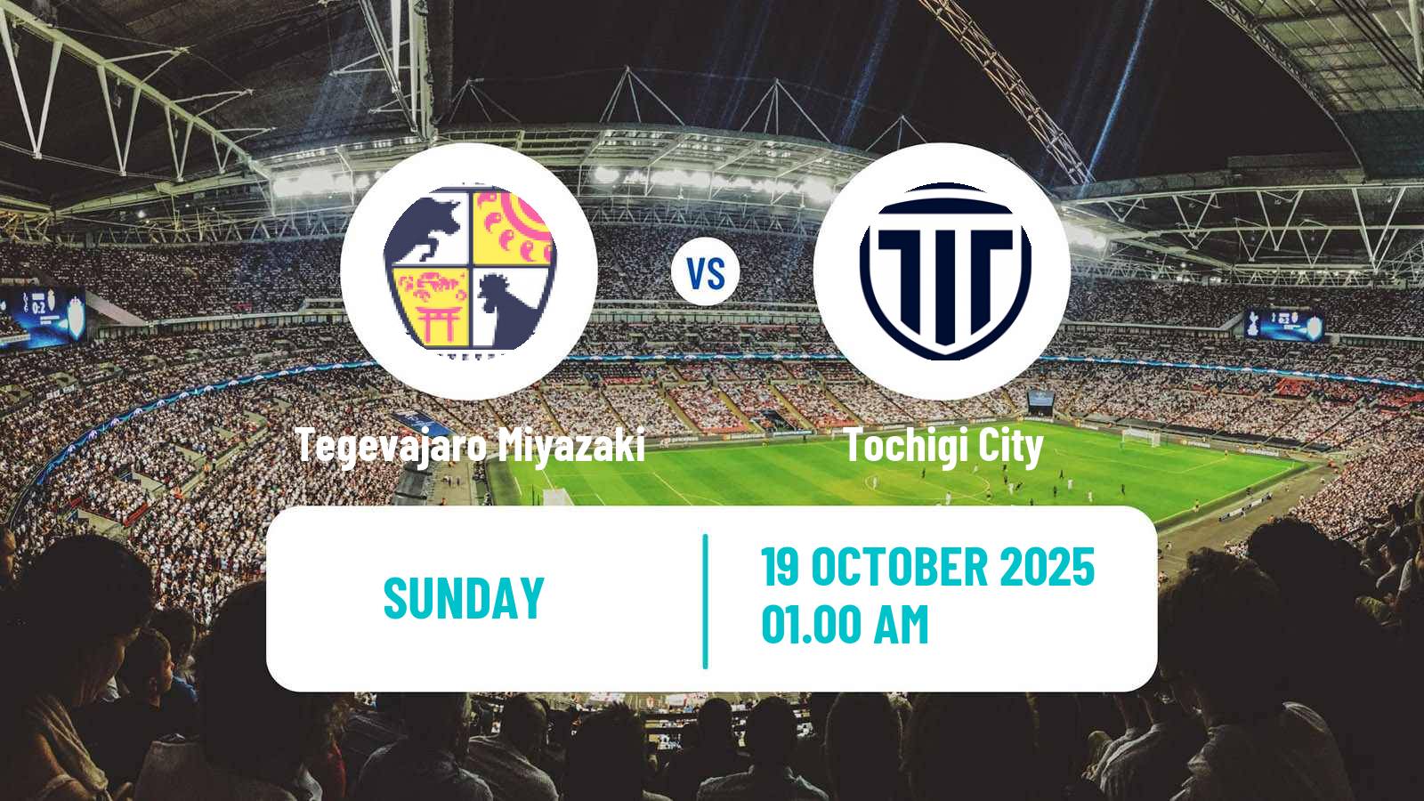 Football Japan J3 League Tegevajaro Miyazaki - Tochigi City