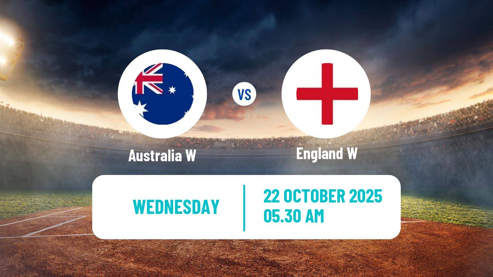 Cricket ICC World Cup Women Australia W - England W