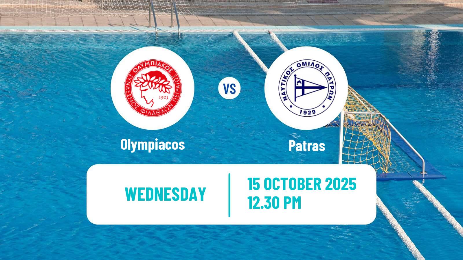 Water polo Greek A1 Water Polo Women Olympiacos - Patras
