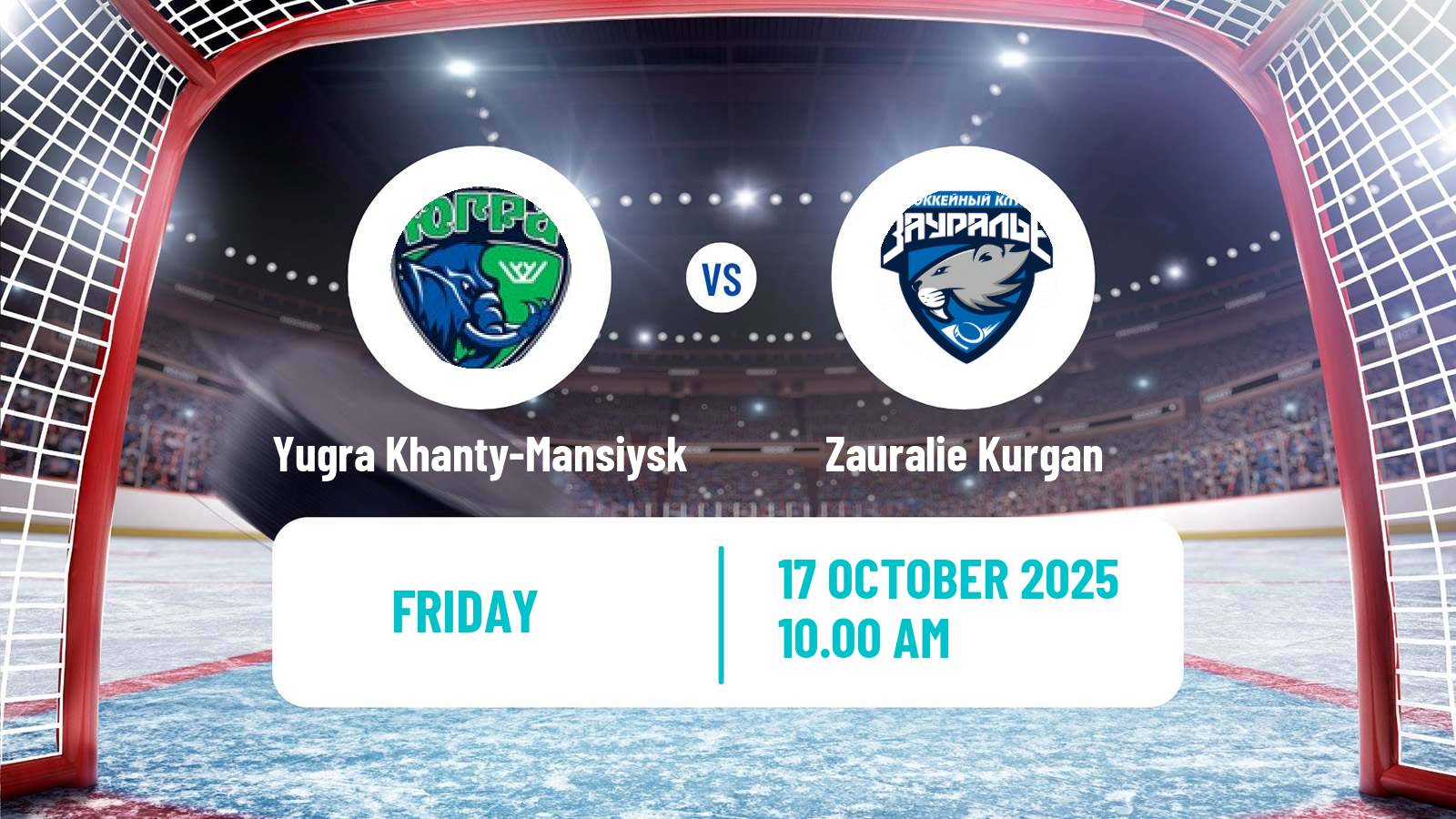 Hockey VHL Yugra Khanty-Mansiysk - Zauralie Kurgan