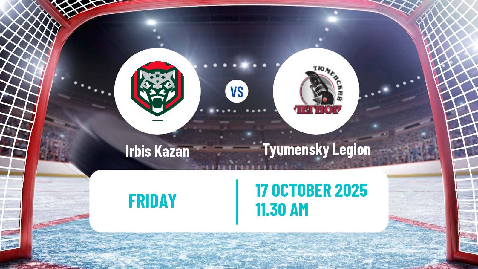 Hockey MHL Irbis Kazan - Tyumensky Legion