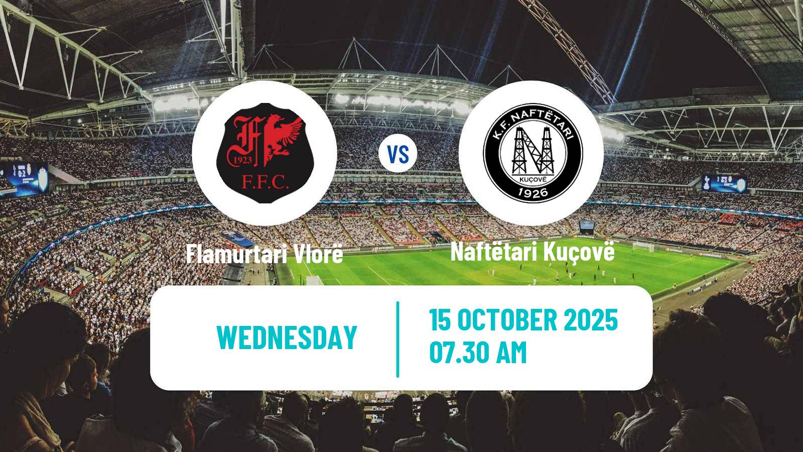 Football Albanian Cup Flamurtari Vlorë - Naftëtari Kuçovë
