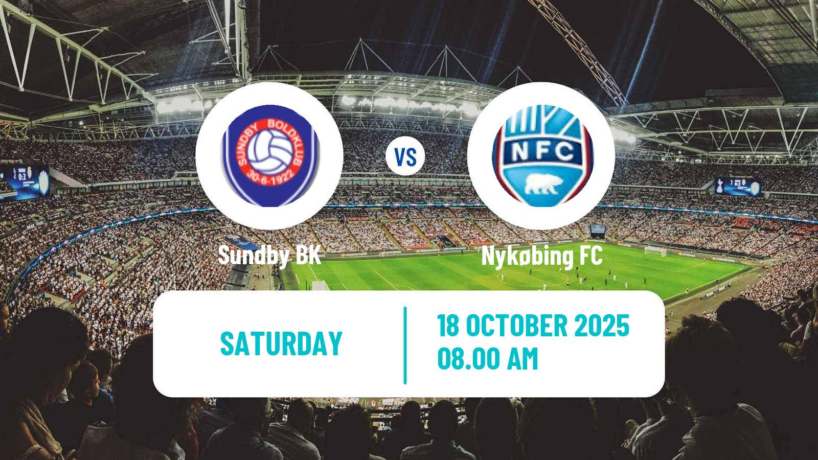 Football Danish 3 Division Sundby - Nykøbing