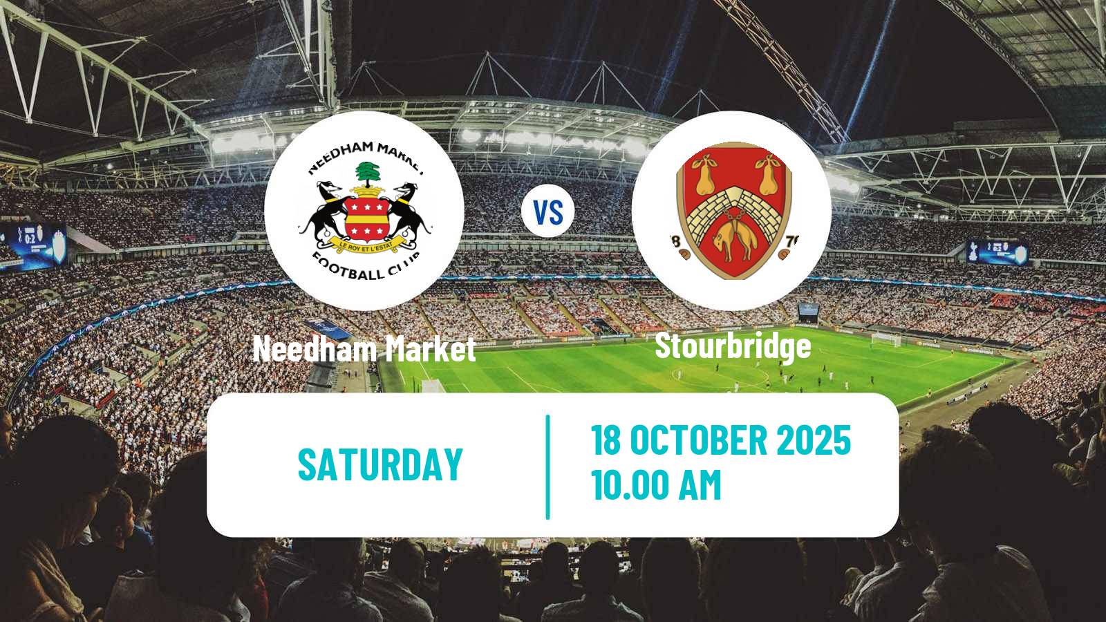 Football English Southern League Central Division Needham Market - Stourbridge