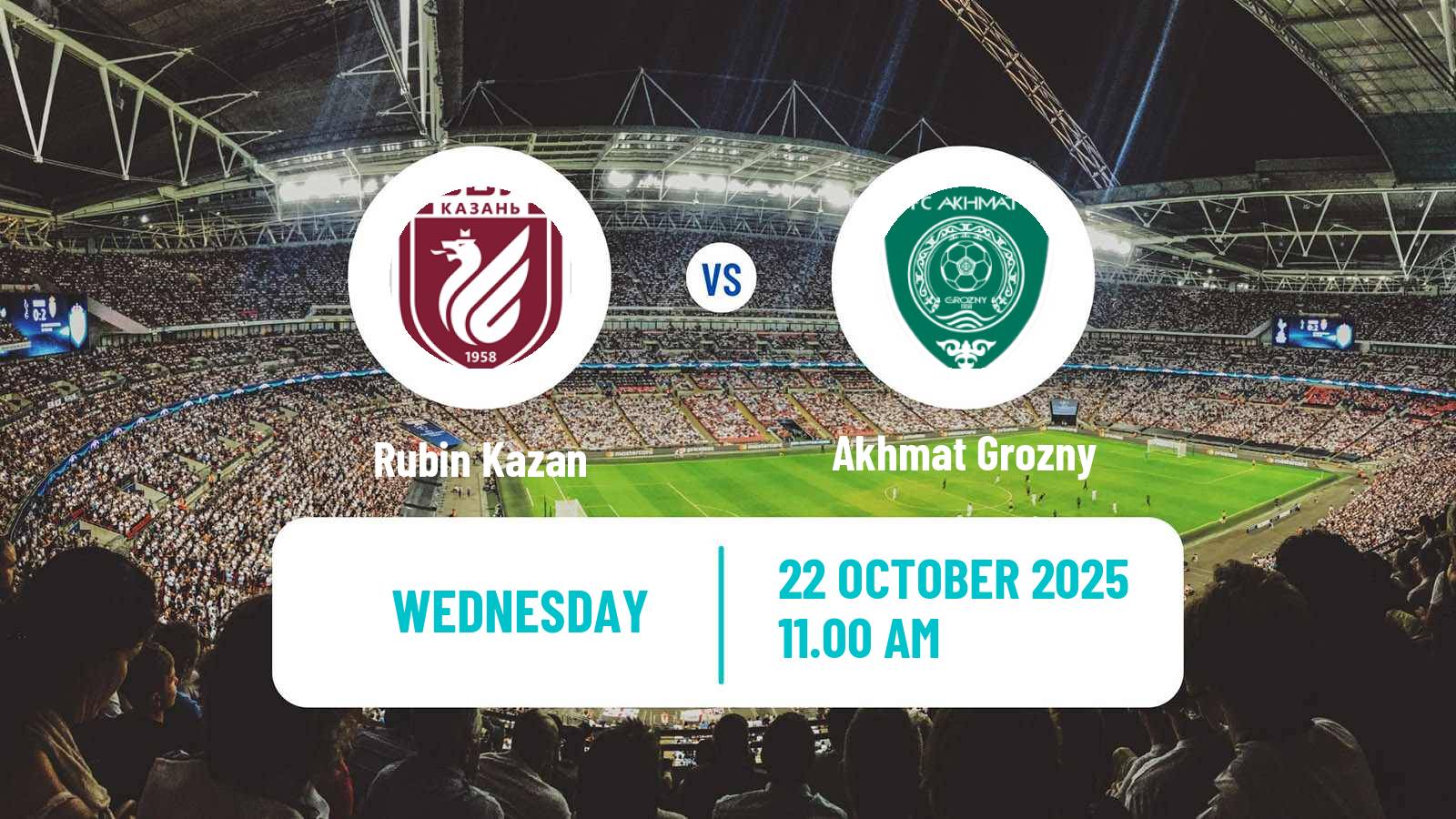 Football Russian Cup Rubin Kazan - Akhmat Grozny
