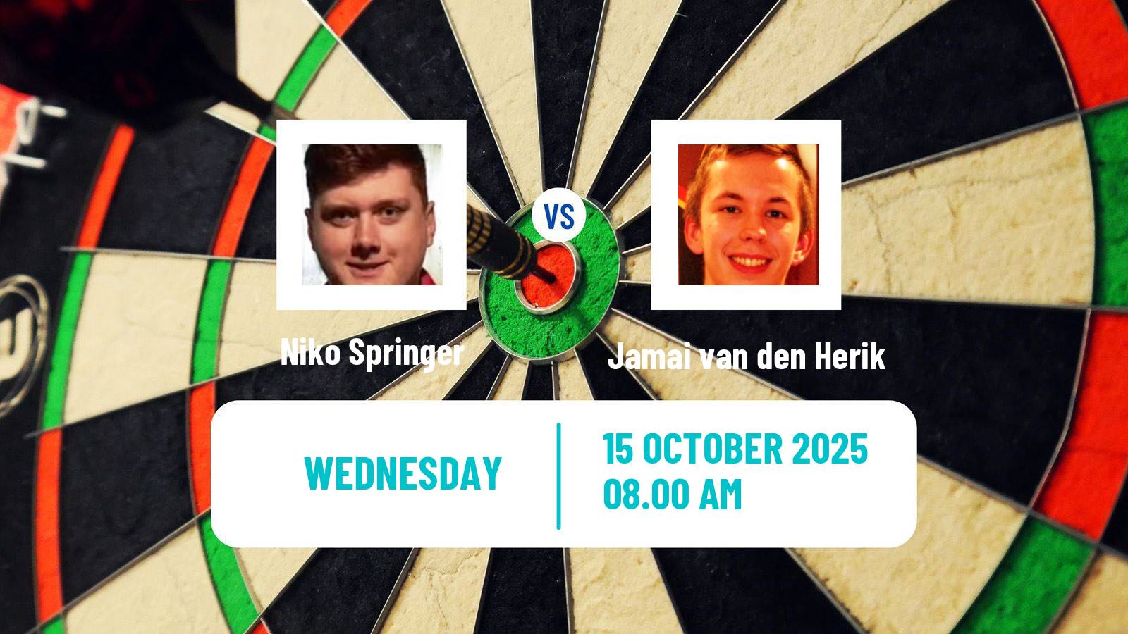 Darts Players Championship 32 Niko Springer - Jamai van den Herik