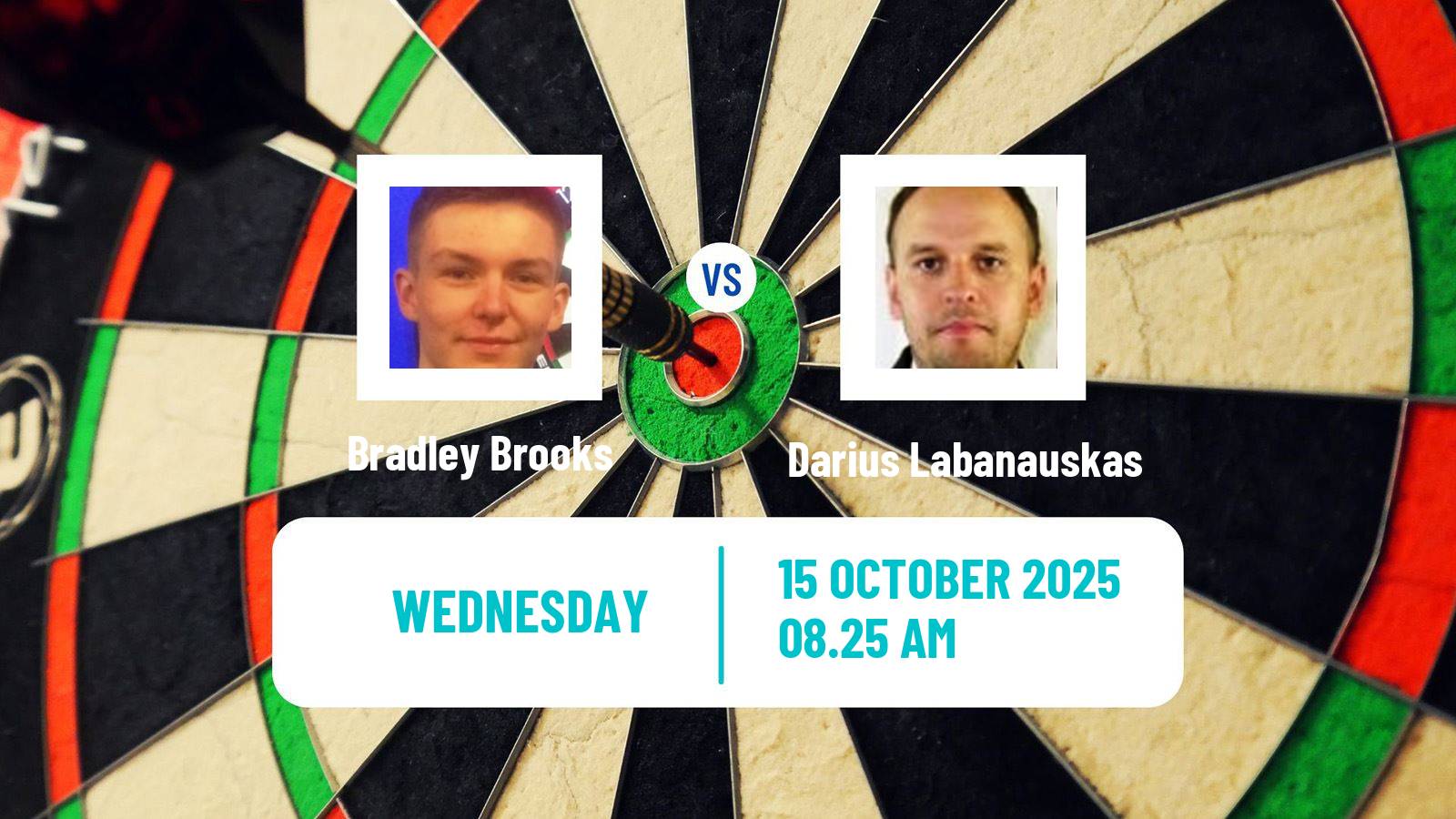 Darts Players Championship 32 Bradley Brooks - Darius Labanauskas