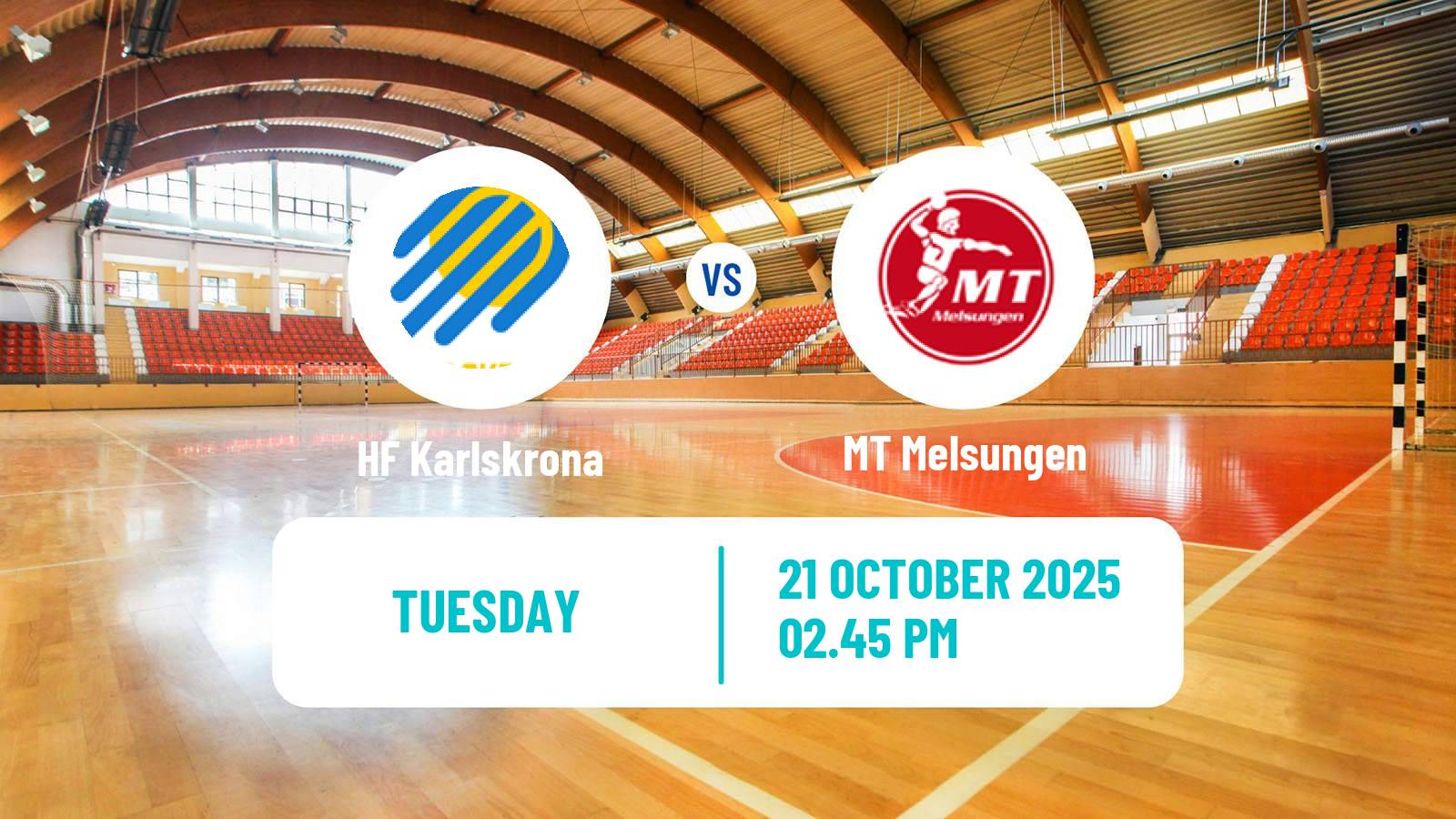 Handball EHF European League HF Karlskrona - MT Melsungen