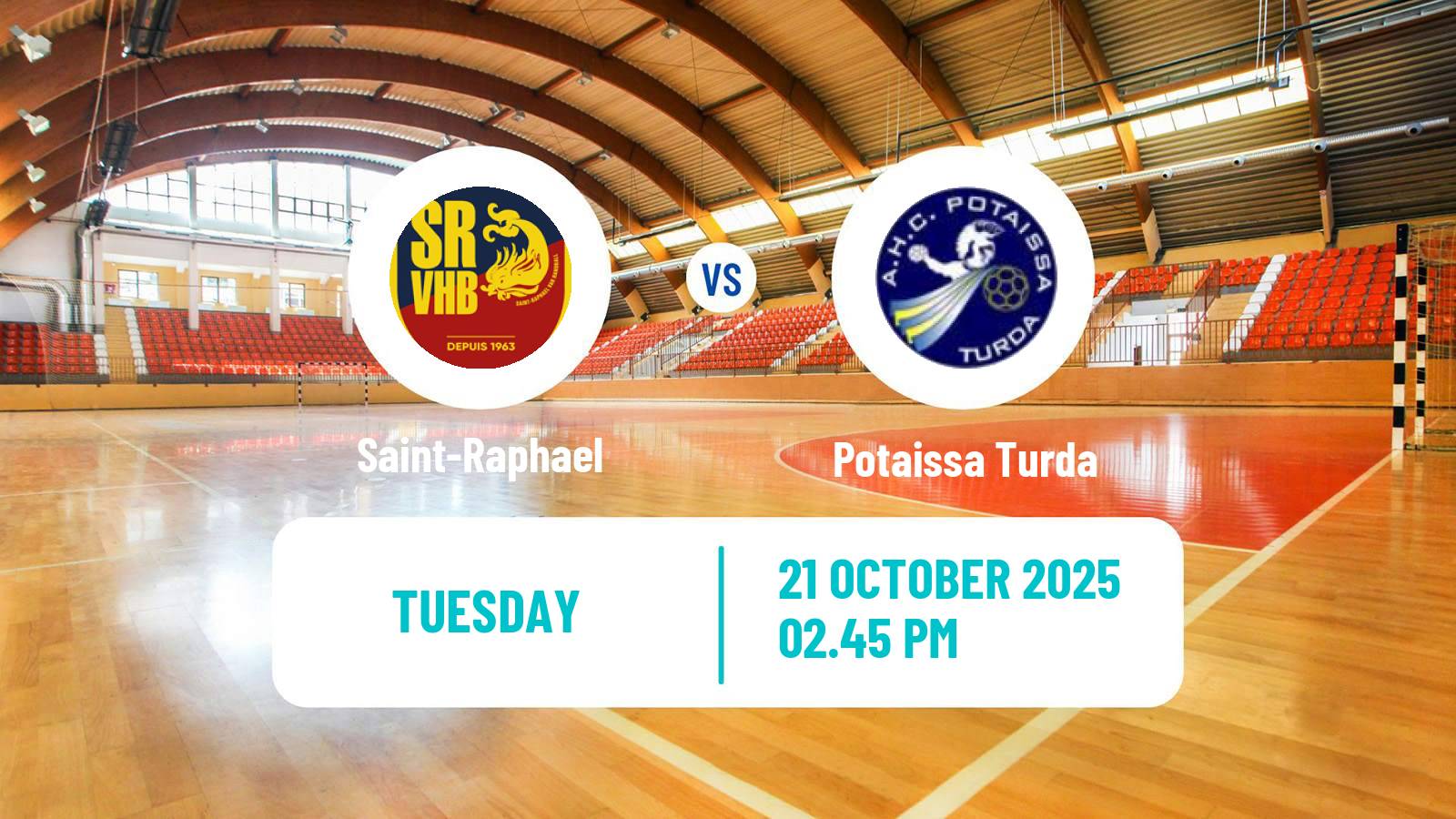 Handball EHF European League Saint-Raphael - Potaissa Turda