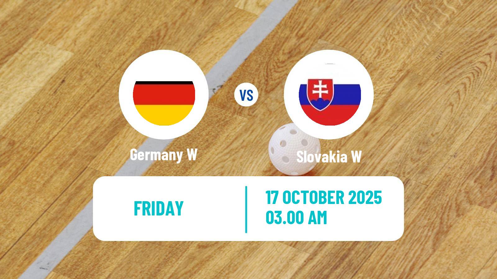 Floorball Friendly International Floorball Women Germany W - Slovakia W