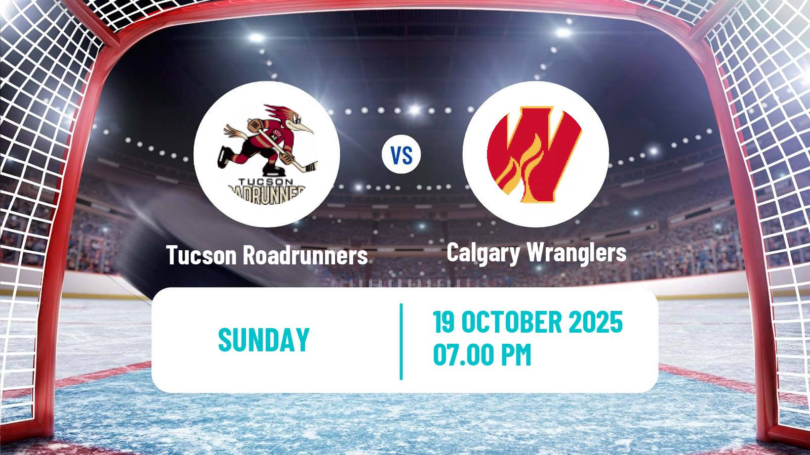 Hockey AHL Tucson Roadrunners - Calgary Wranglers