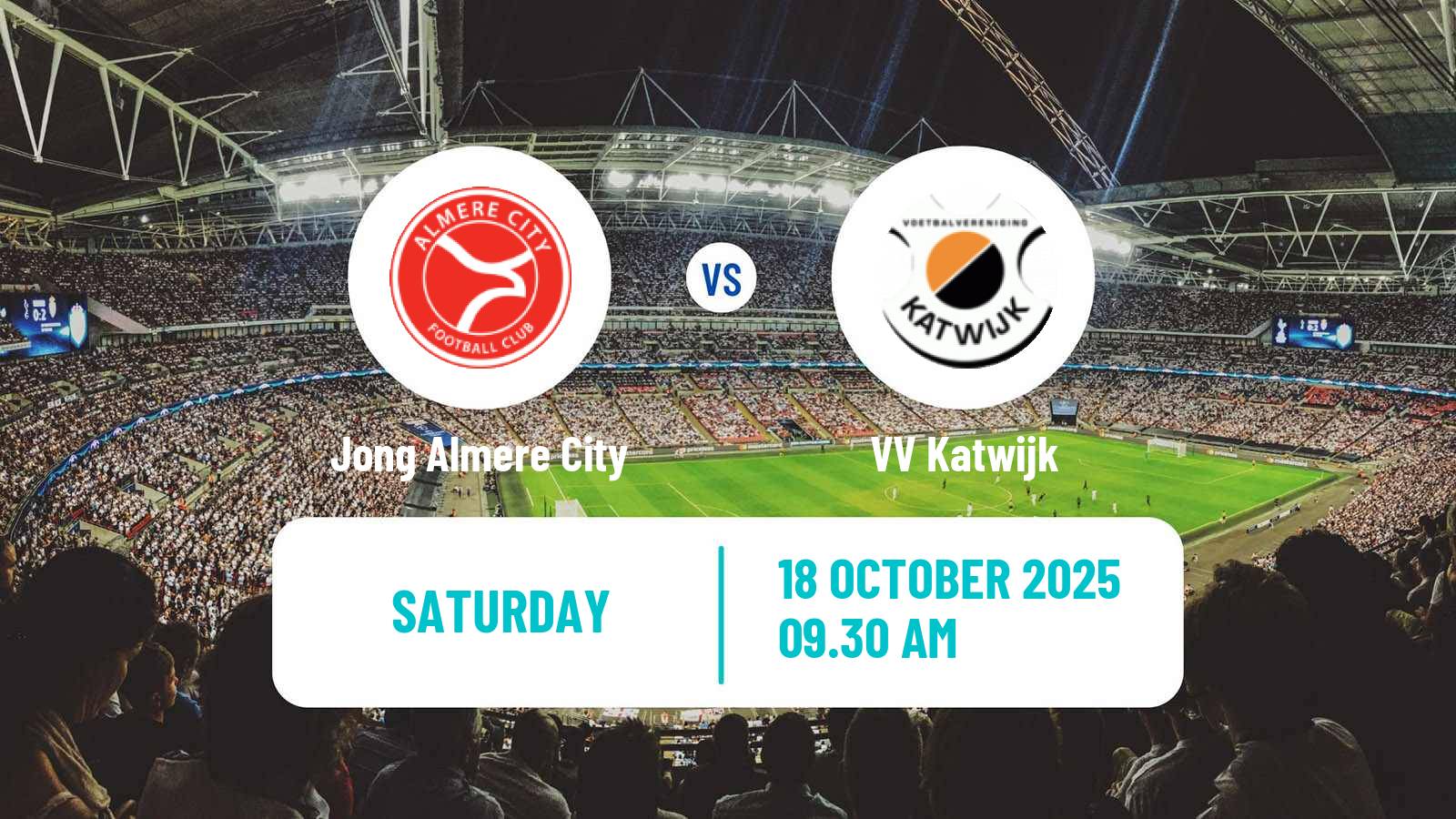 Football Dutch Tweede Divisie Jong Almere City - Katwijk