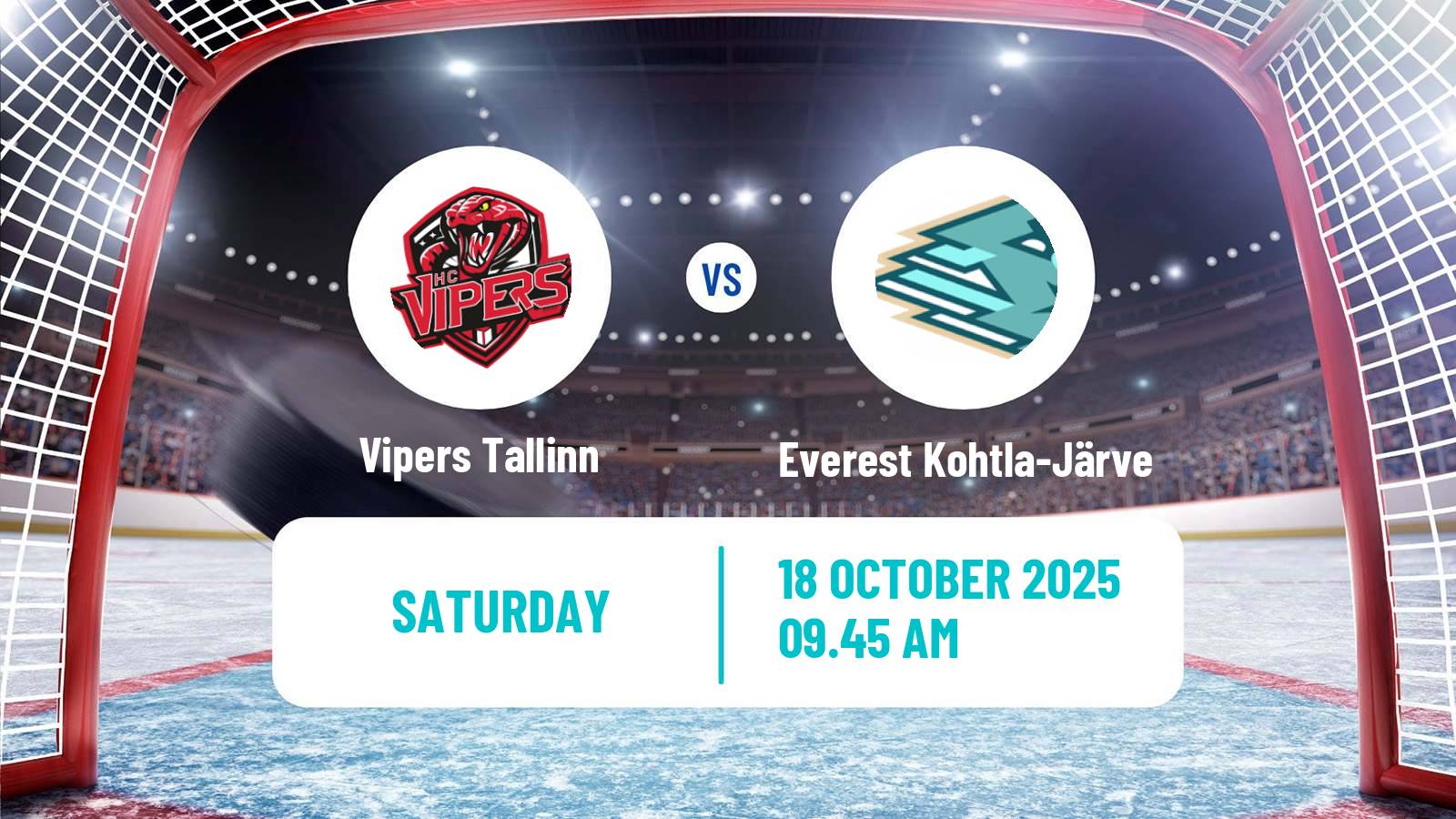 Hockey Estonian Hokiliiga Vipers Tallinn - Everest Kohtla-Järve