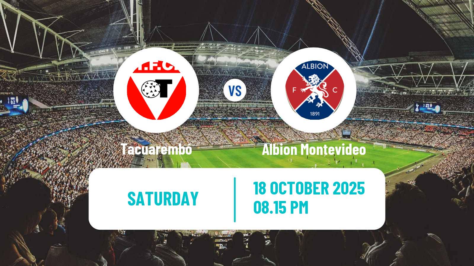 Football Uruguayan Segunda Division Tacuarembó - Albion Montevideo