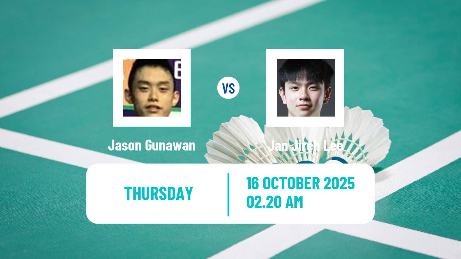 Badminton BWF World Tour Kl Masters Malaysia Super 100 Men Jason Gunawan - Jan Jireh Lee