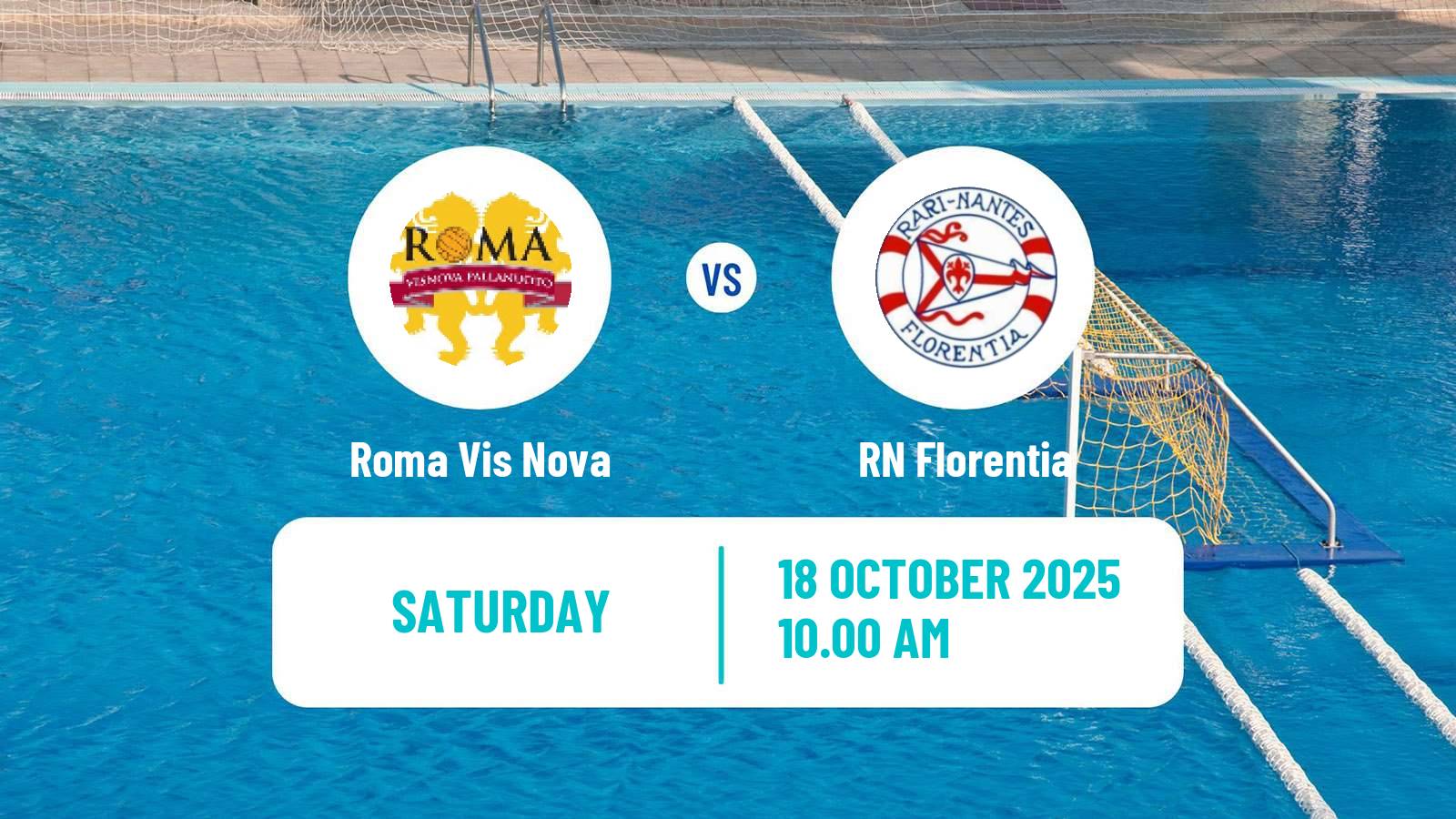 Water polo Italian A1 Water Polo Roma Vis Nova - Florentia