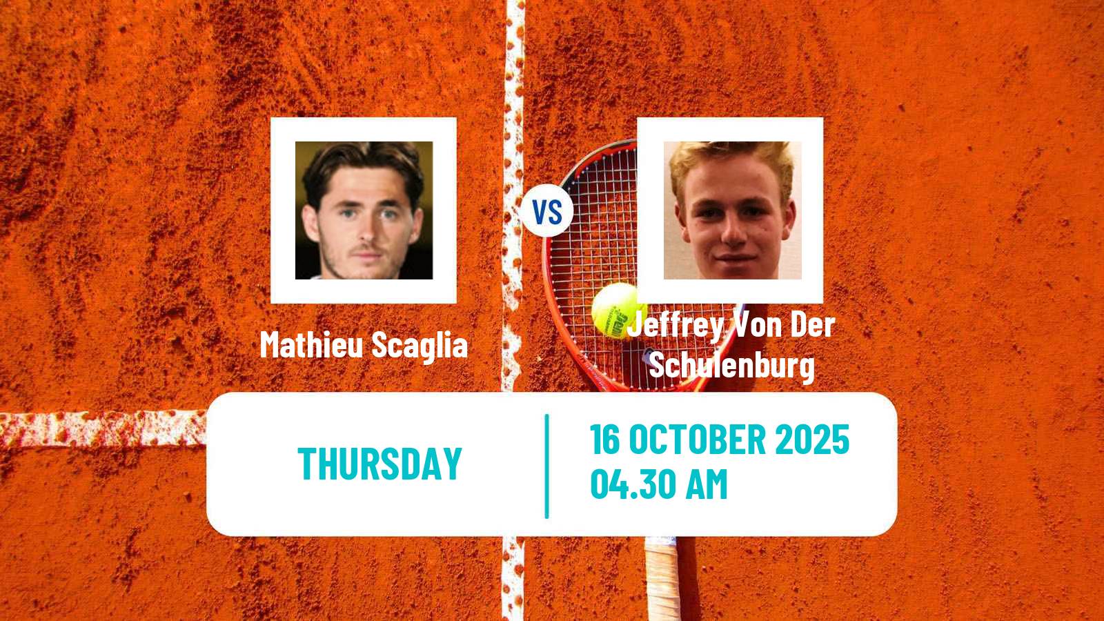 Tennis ITF M15 Heraklion 10 Men Mathieu Scaglia - Jeffrey Von Der Schulenburg
