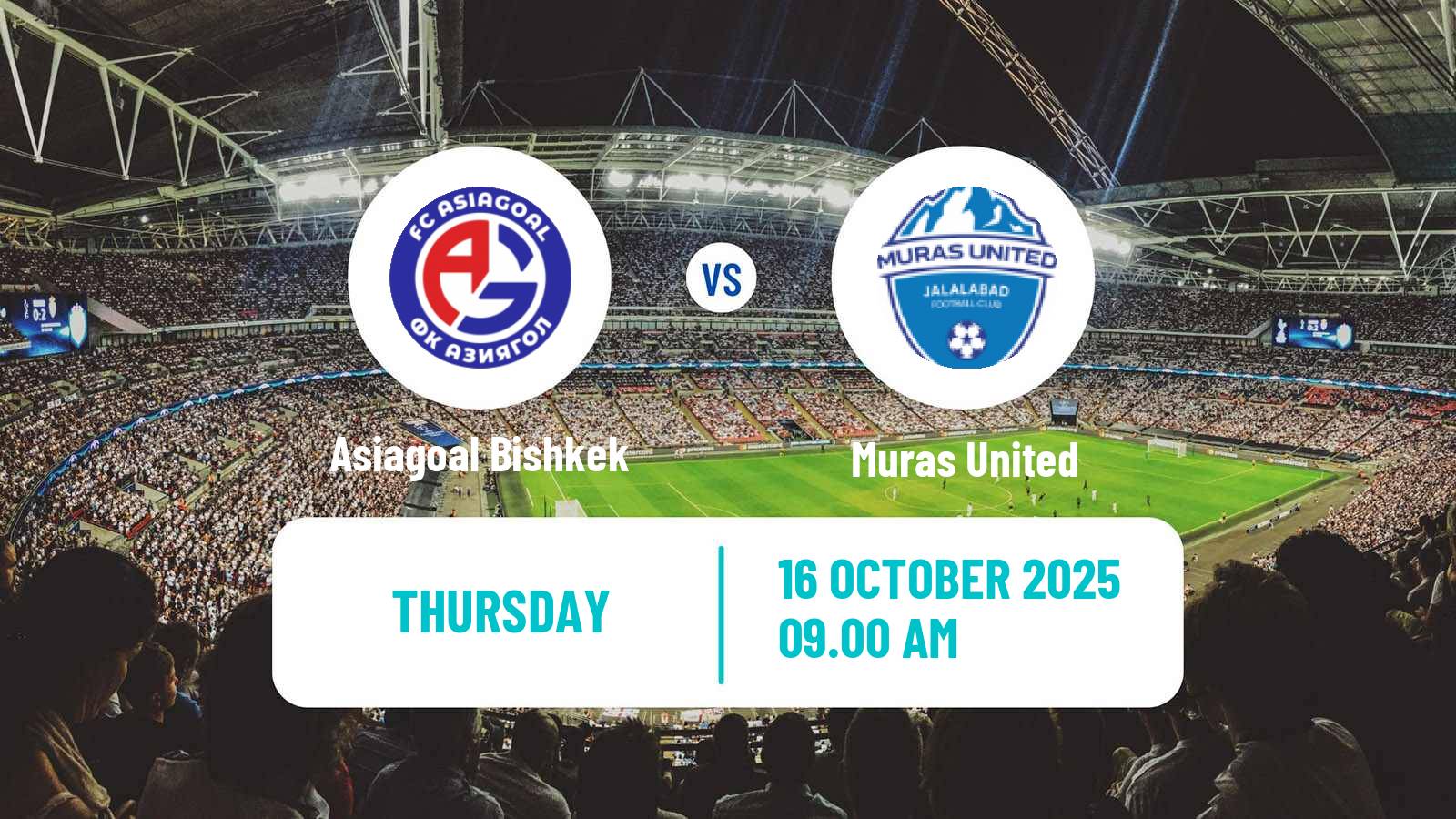 Football Kyrgyzstan Premier Liga Asiagoal Bishkek - Muras United
