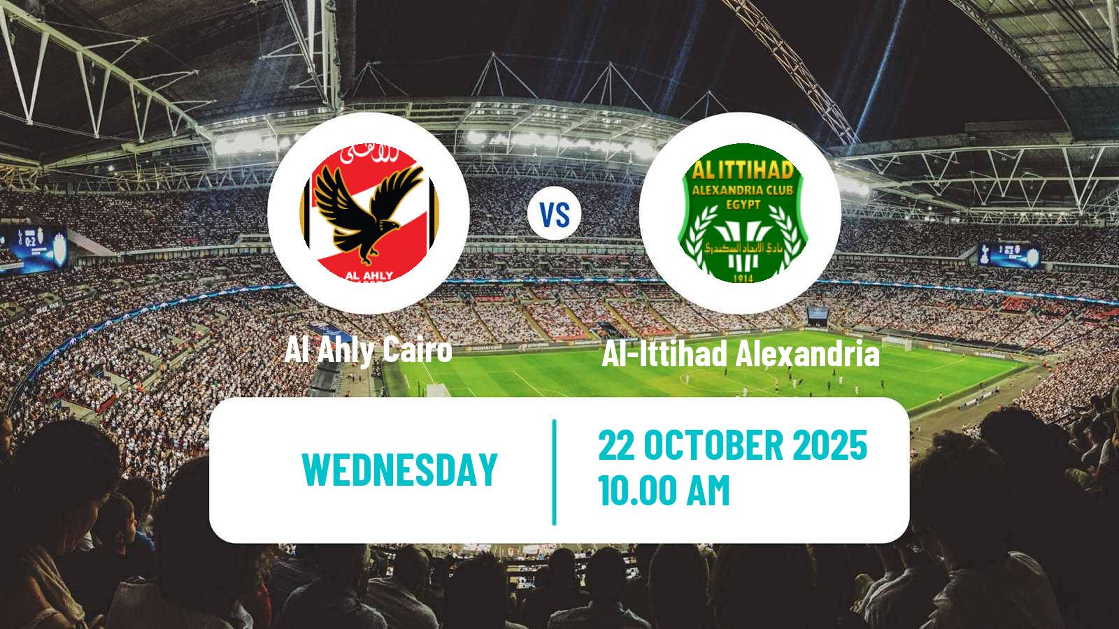 Football Egyptian Premier League Al Ahly Cairo - Al-Ittihad Alexandria
