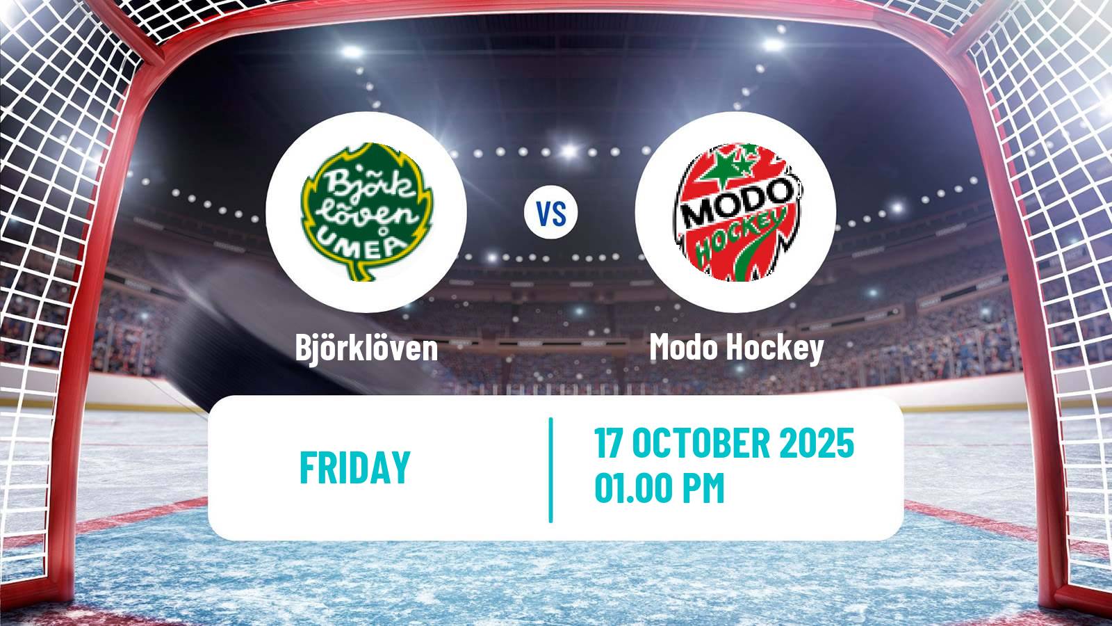 Hockey Swedish Hockey Allsvenskan Björklöven - Modo