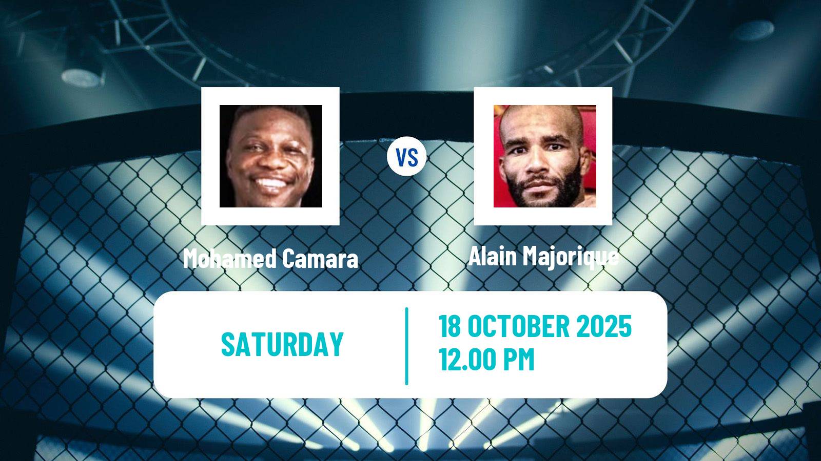 MMA Featherweight Pfl Africa Men Mohamed Camara - Alain Majorique