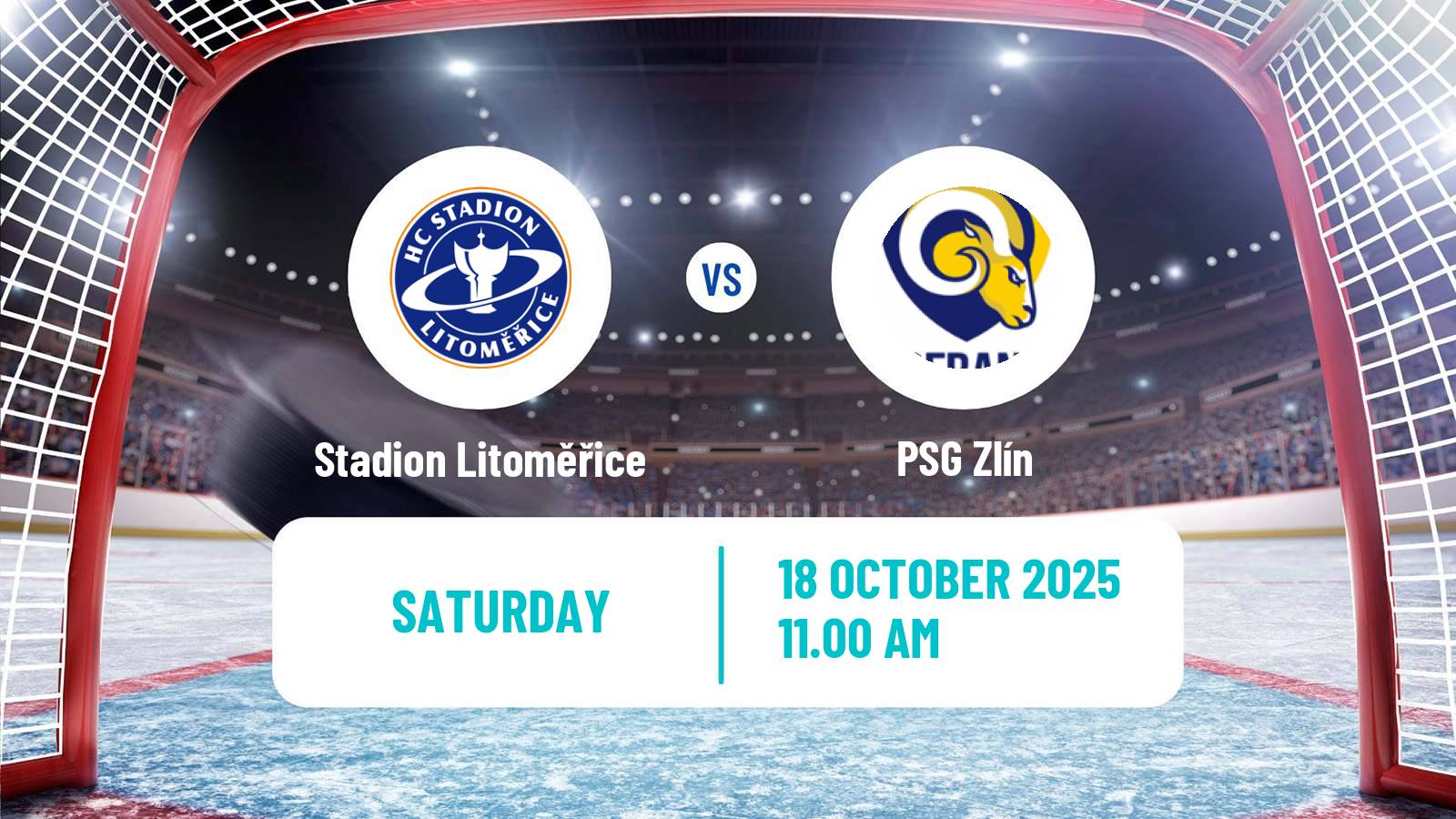 Hockey Czech Chance Liga Stadion Litoměřice - PSG Zlín