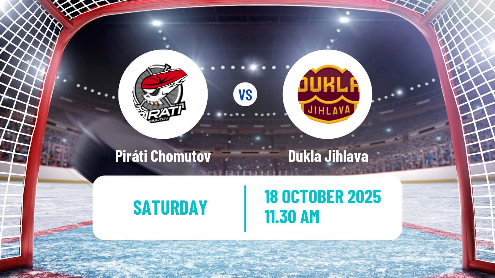 Hockey Czech Chance Liga Piráti Chomutov - Dukla Jihlava