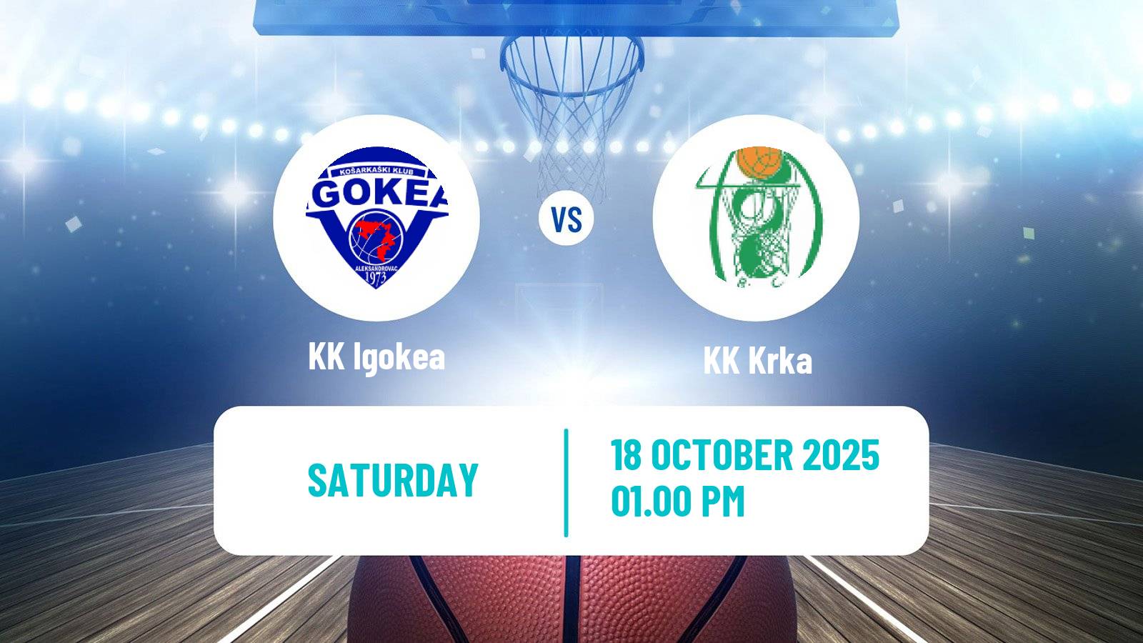 Basketball Adriatic League Igokea - Krka