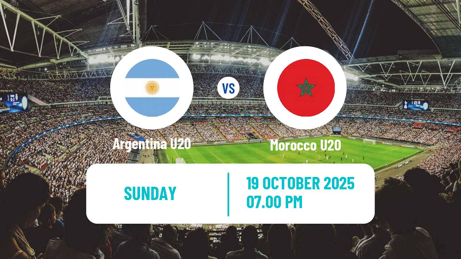 Football FIFA World Cup U20 Argentina U20 - Morocco U20
