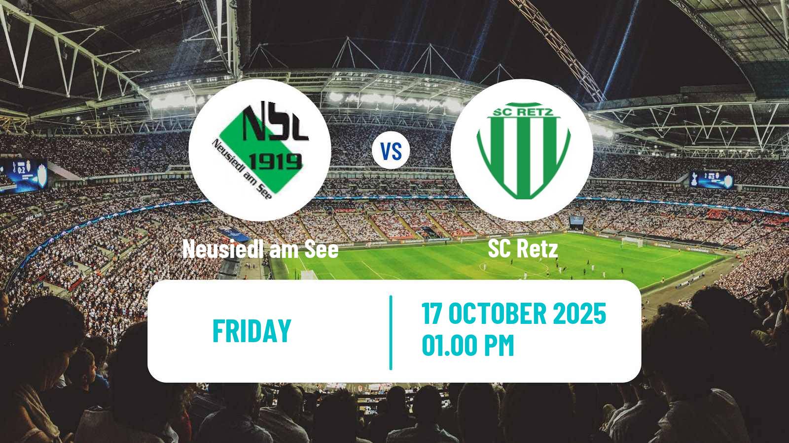 Football Austrian Regionalliga East Neusiedl am See - Retz