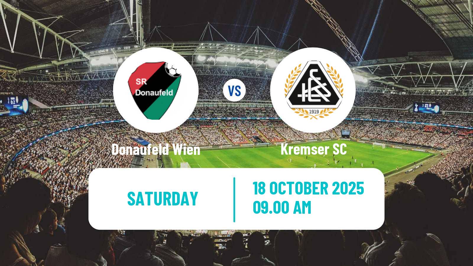 Football Austrian Regionalliga East Donaufeld Wien - Kremser