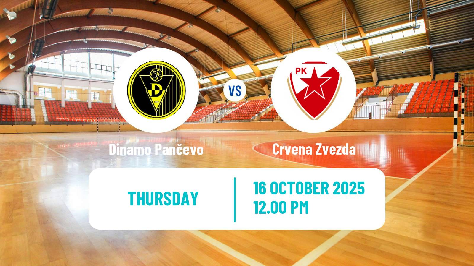 Handball Serbian Superliga Handball Dinamo Pančevo - Crvena Zvezda