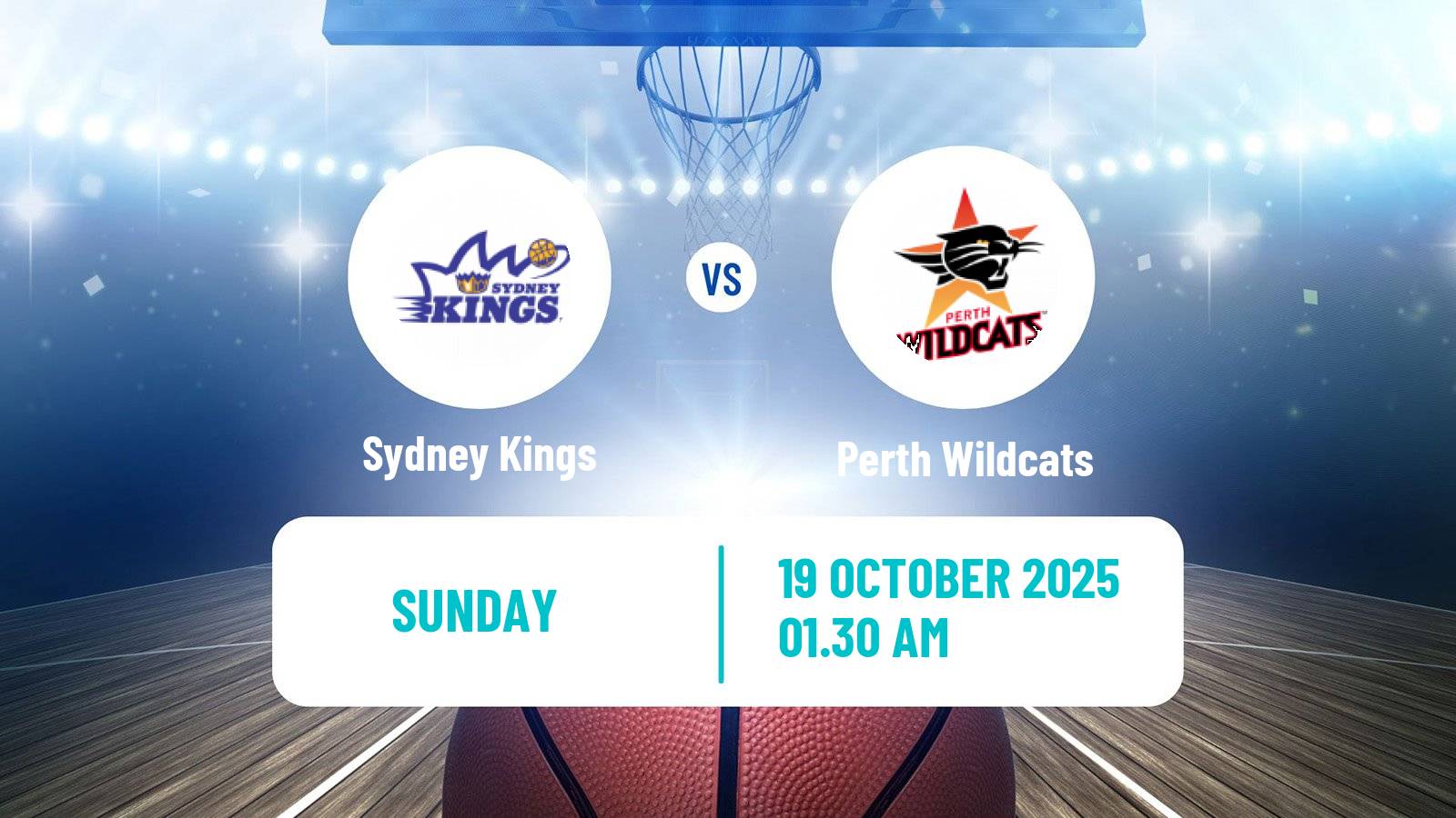 Basketball Australian NBL Sydney Kings - Perth Wildcats