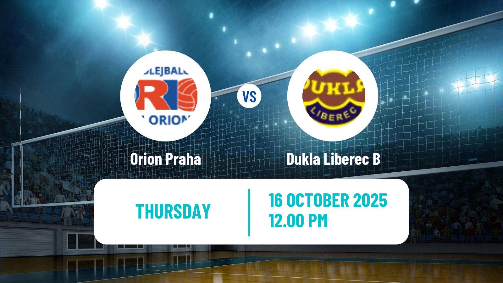 Volleyball Czech 1 Liga Volleyball Women Orion Praha - Dukla Liberec B