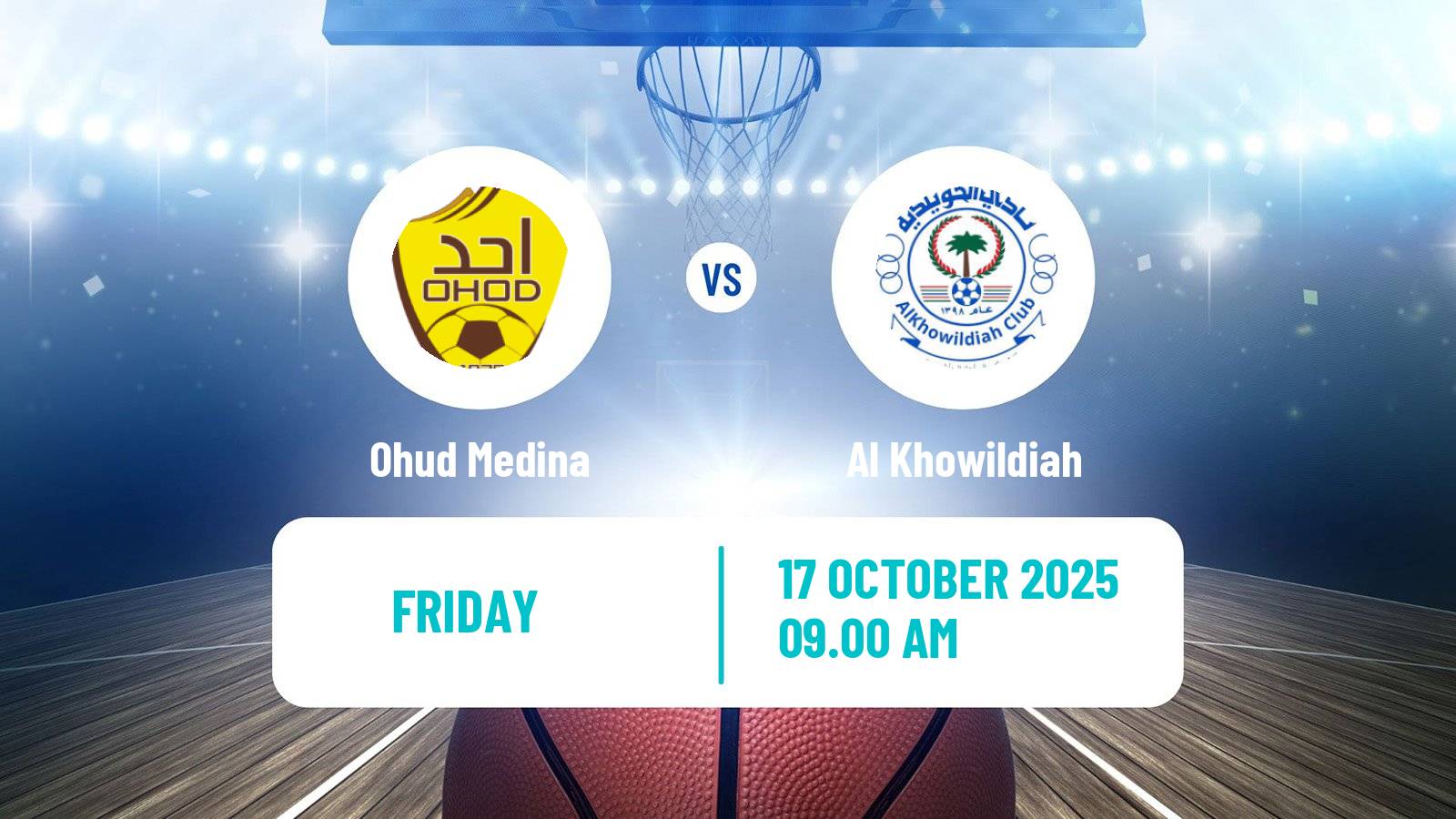 Basketball Saudi Premier League Basketball Ohud Medina - Al Khowildiah