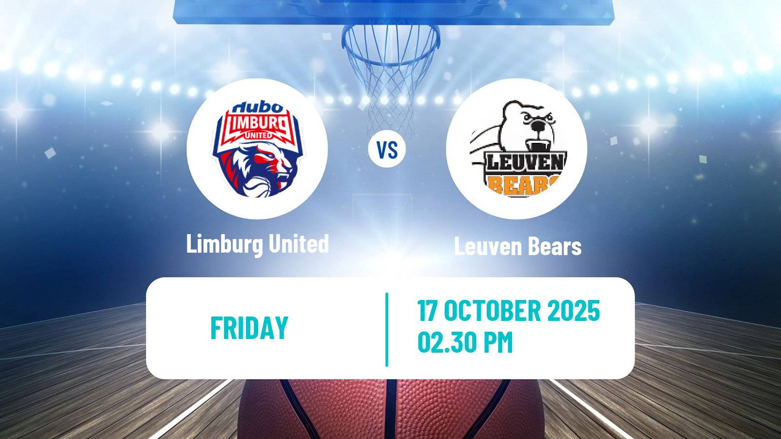 Basketball BNXT League Limburg United - Leuven Bears