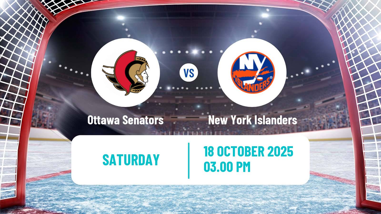 Hockey NHL Ottawa Senators - New York Islanders