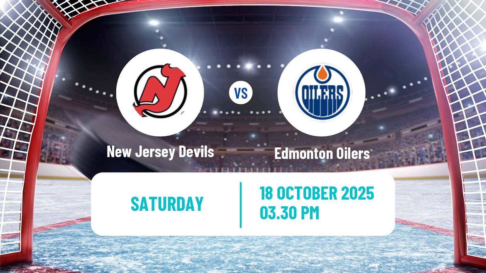 Hockey NHL New Jersey Devils - Edmonton Oilers