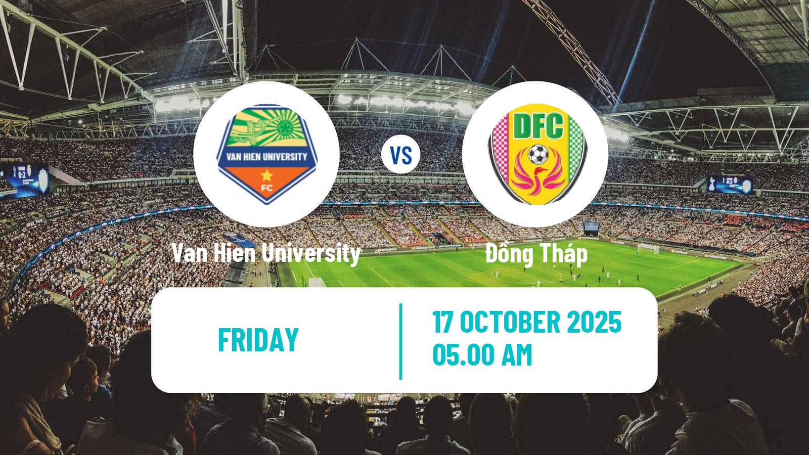 Football Vietnamese V League 2 Van Hien University - Đồng Tháp