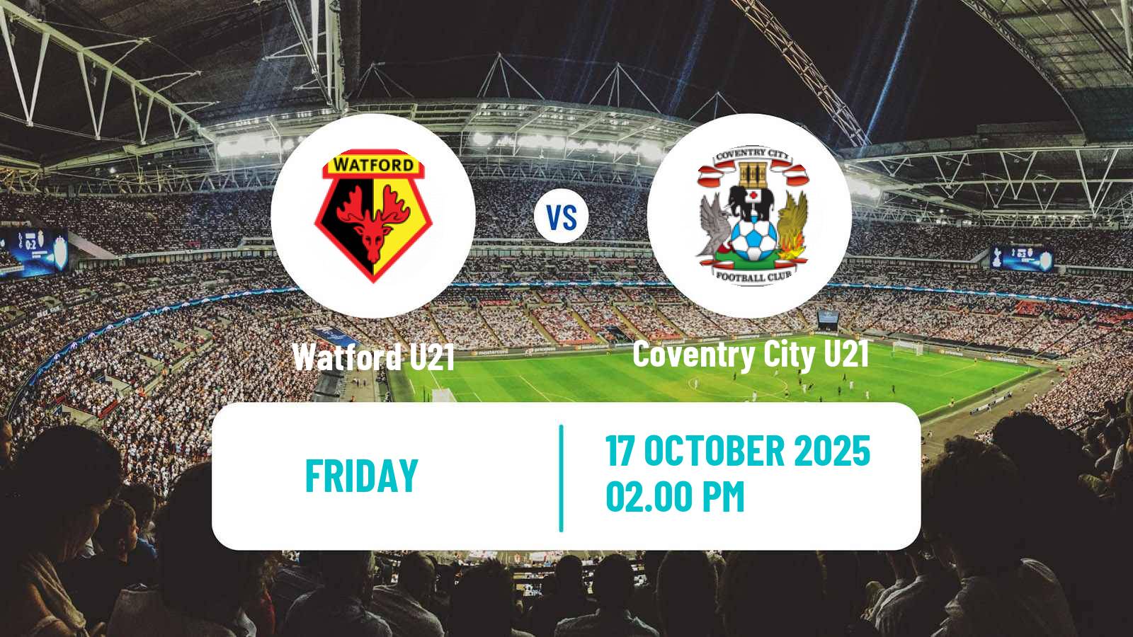 Football English Premier League Cup Watford U21 - Coventry City U21