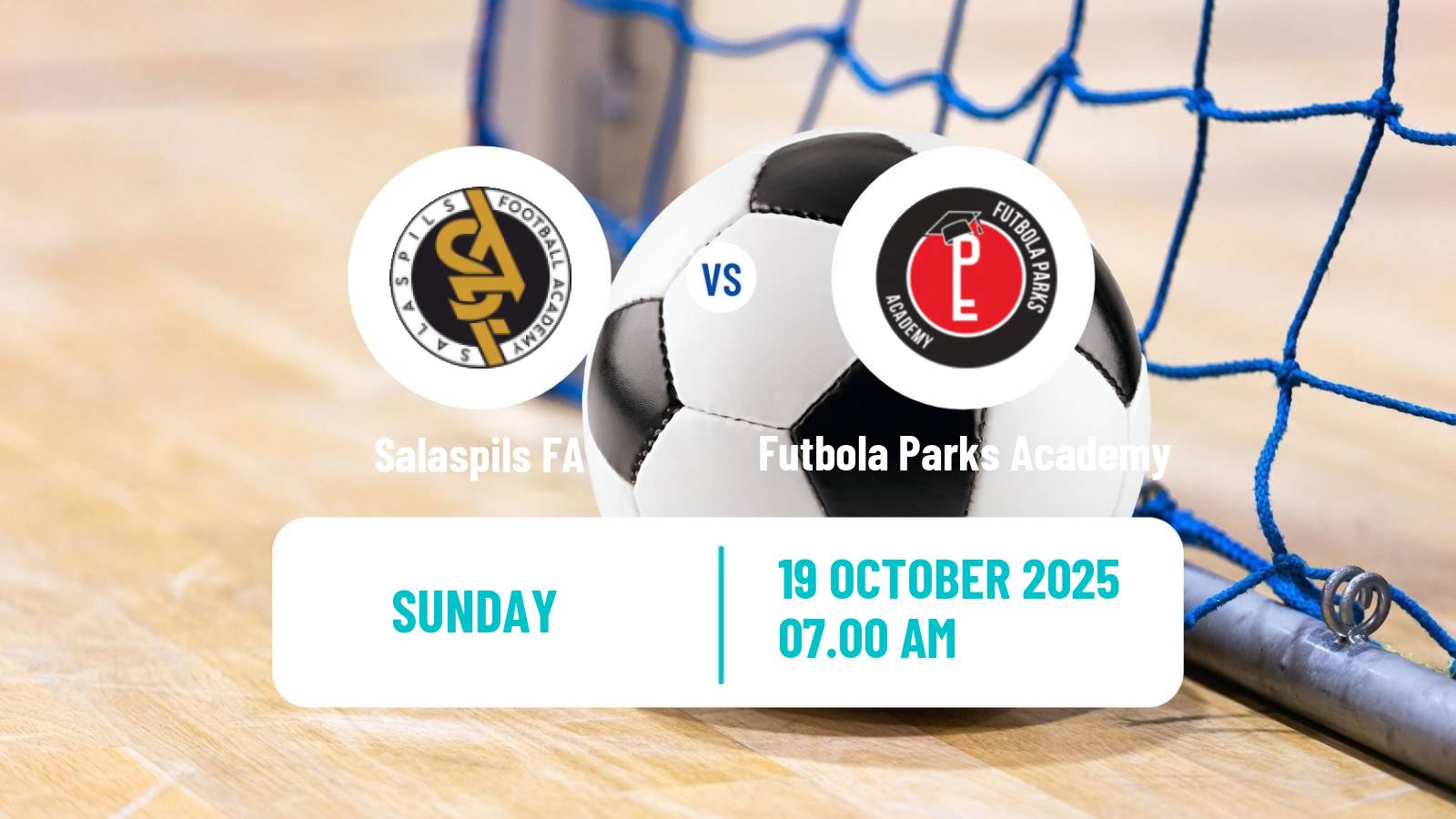 Futsal Latvian Virsliga Futsal Salaspils FA - Futbola Parks Academy