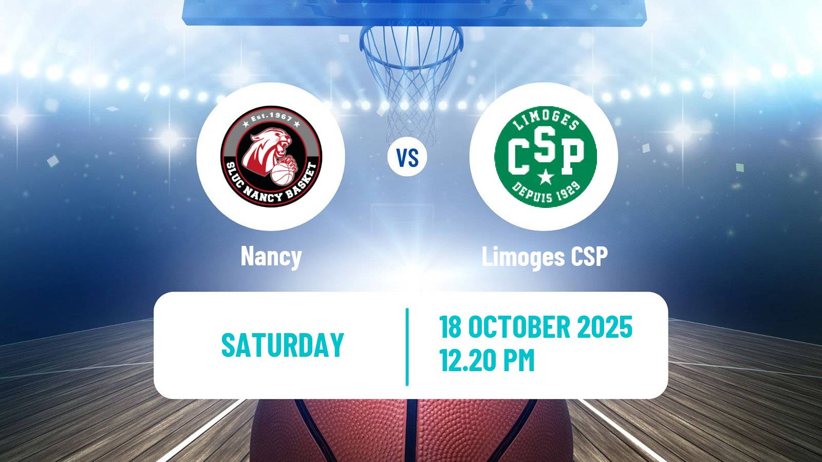 Basketball French LNB Nancy - Limoges